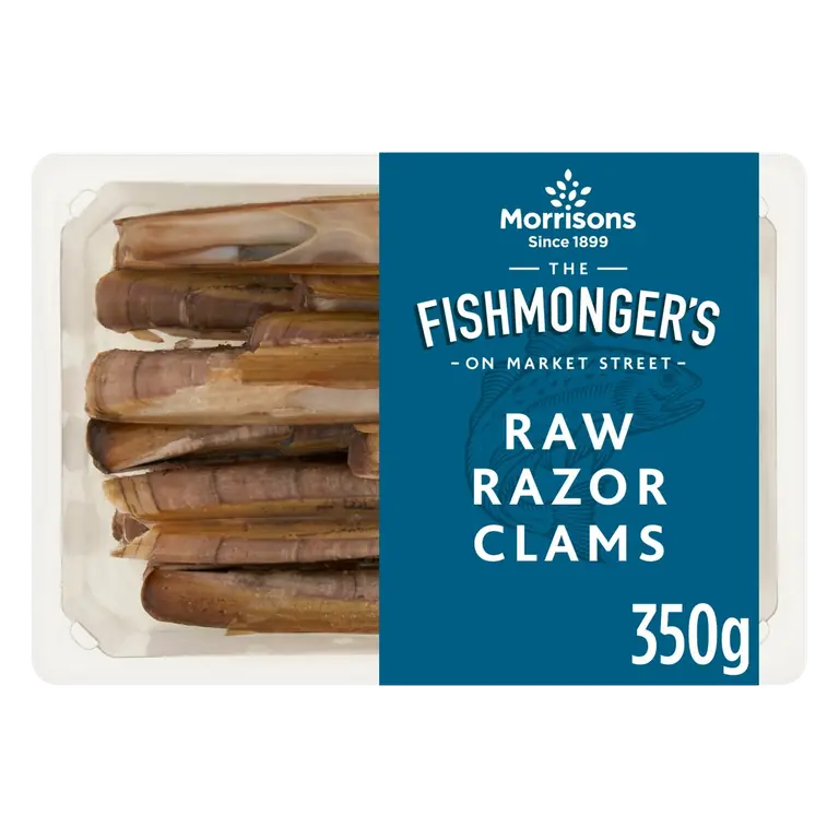 Raw Razor Clams