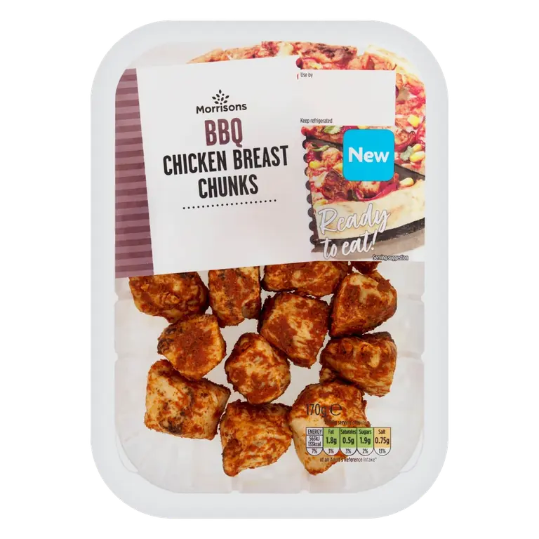 Ready To Eat BBQ Chicken Chunks 170g