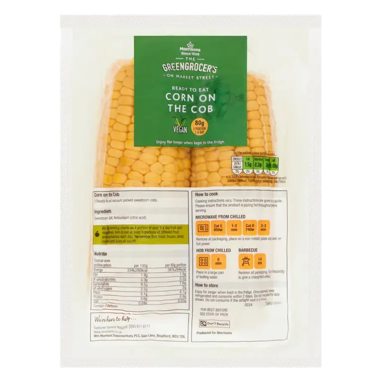 Ready To Eat Corn on the Cob