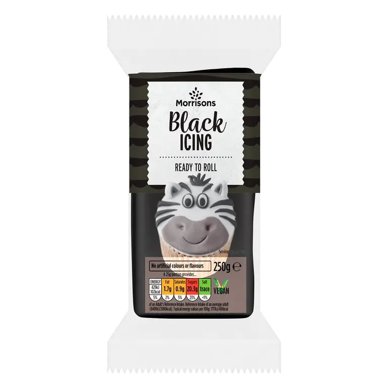 Ready To Roll Black Icing