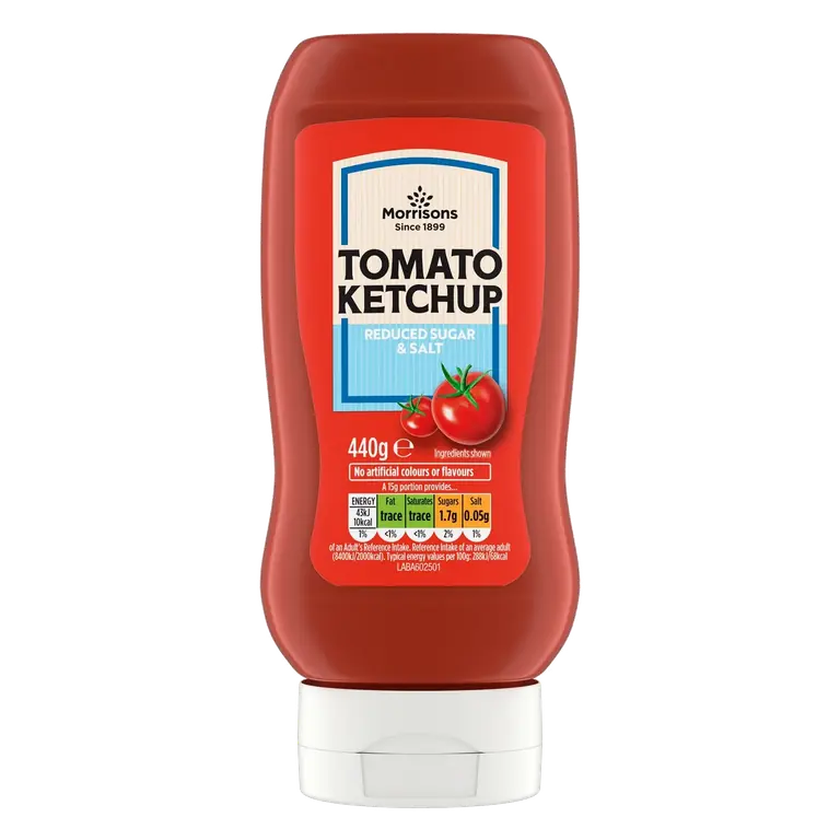 Reduced Salt & Sugar Tomato Ketchup 440g