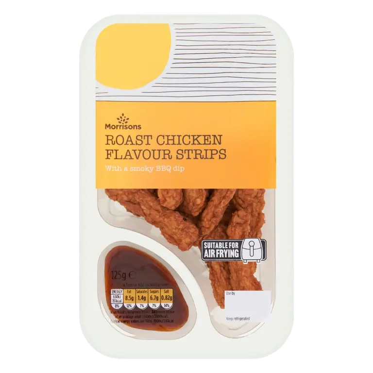 Roast Chicken Flavour Strips & Smoky BBQ Dip