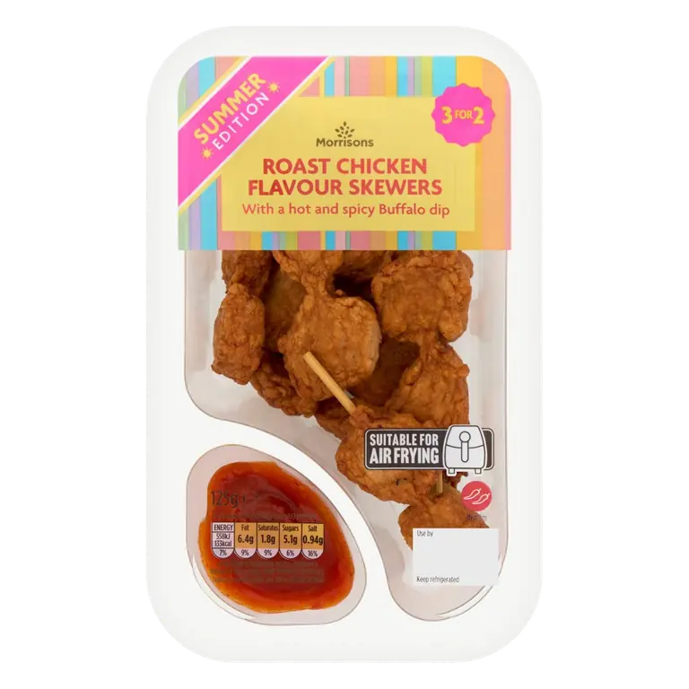 Roast Chicken Skewers & Spicy Buffalo Dip 125g