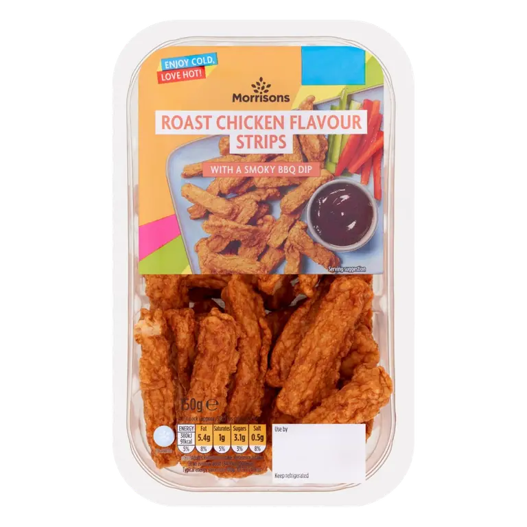 Roast Chicken Strips With Smokey BBQ Dip