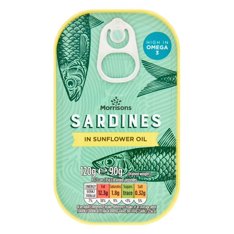 Sardines In Sunflower Oil 120g