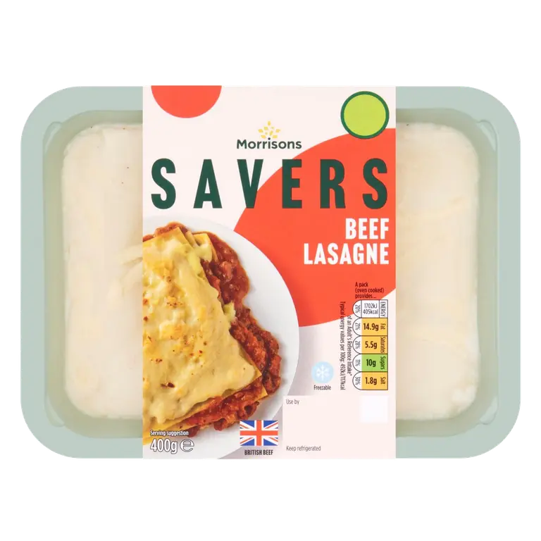 Savers Beef Lasagne