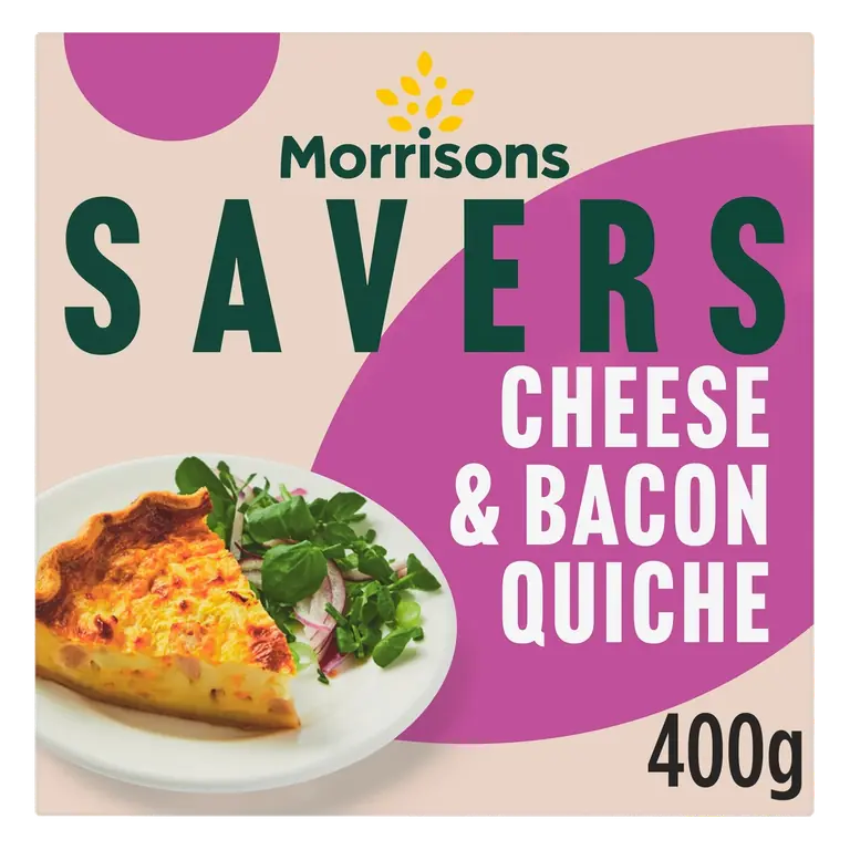 Cheese & Bacon Quiche