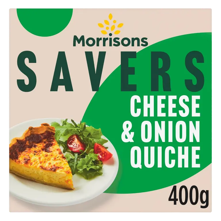 Savers Cheese & Onion Quiche