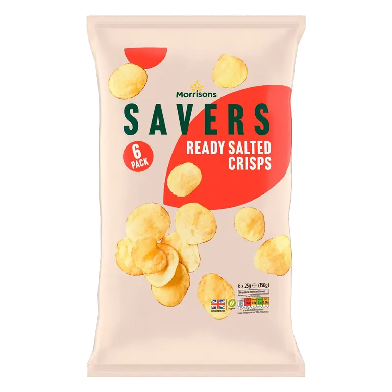 Savers Crisps Ready Salted