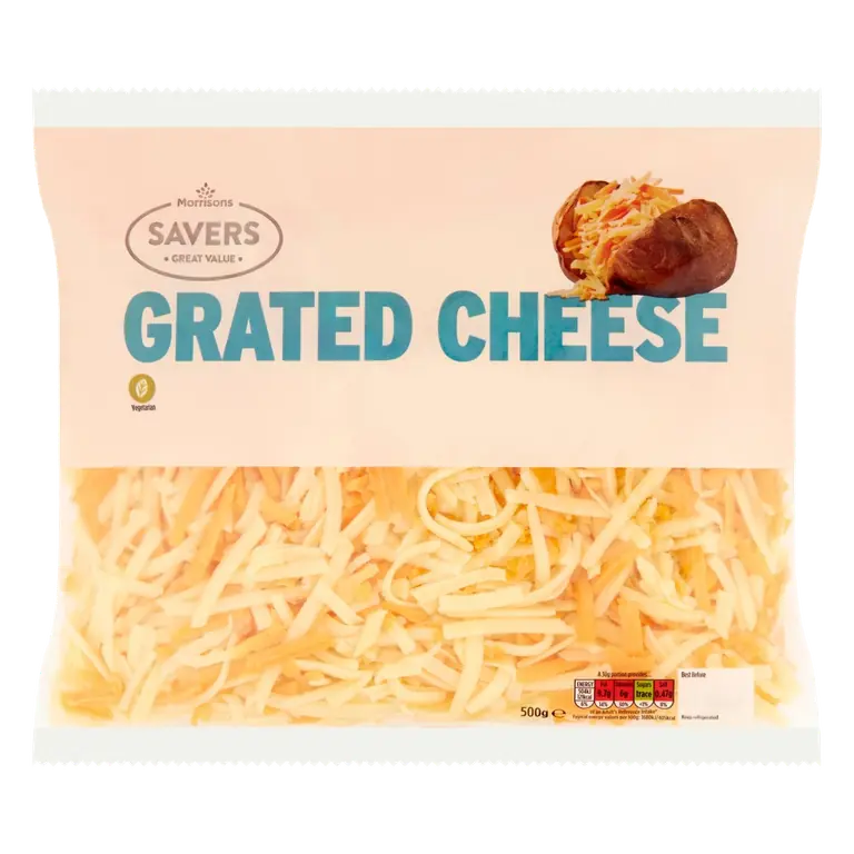 Savers Grated Cheese 500g