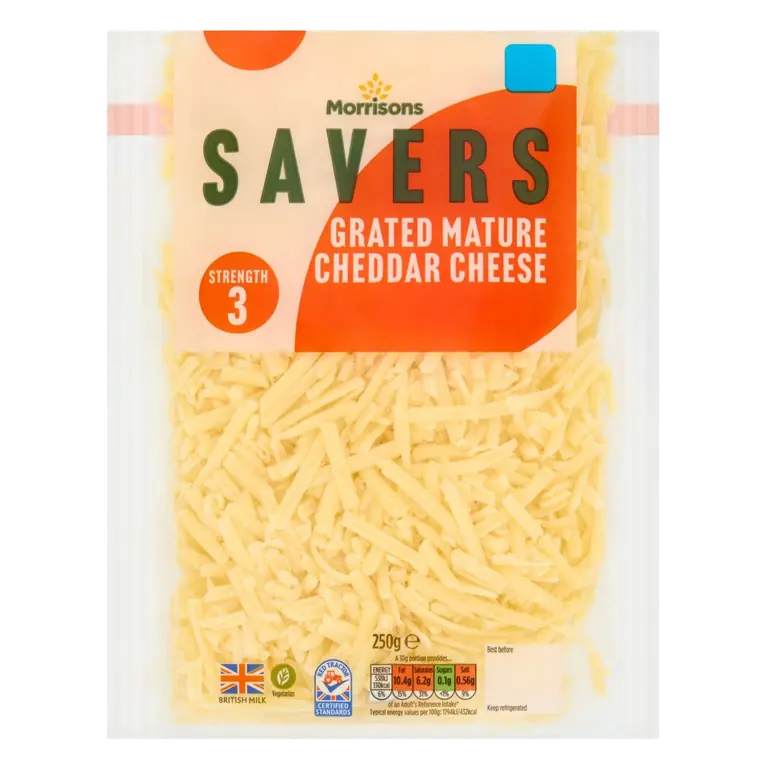 Grated Mature Cheddar Cheese 250g