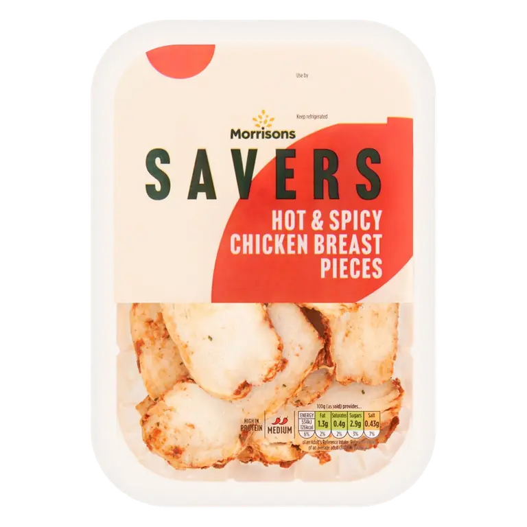 Hot & Spicy Cooked Chicken Breast Slices