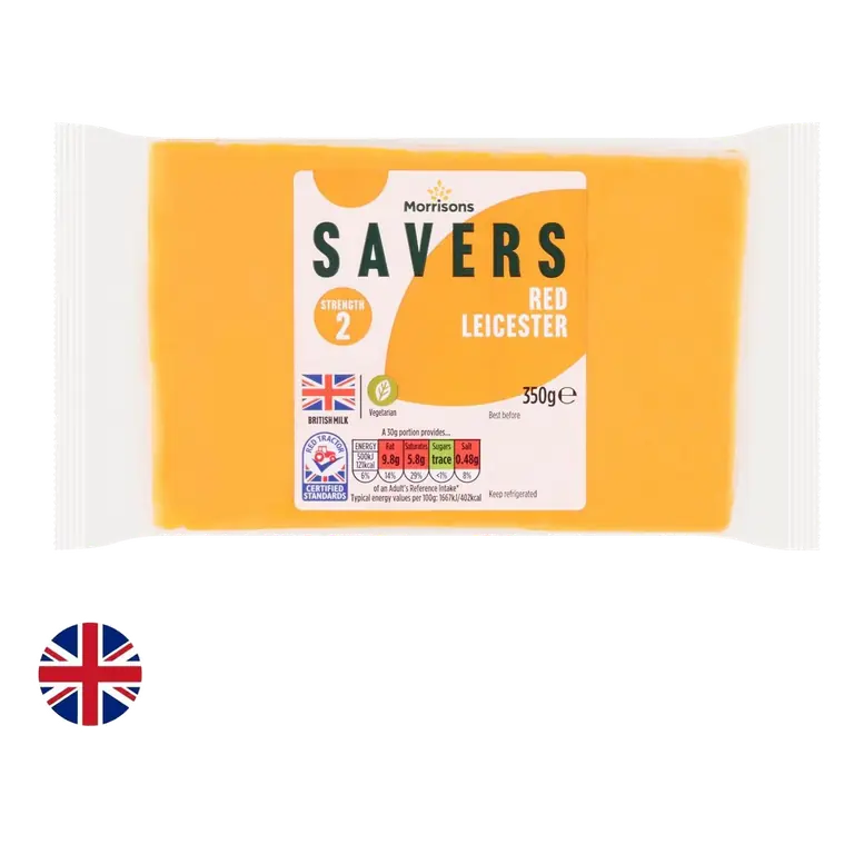 Morrisons British Savers Red Leicester 400g