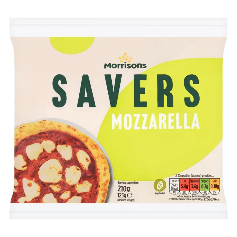 Savers Mozzarella 125g