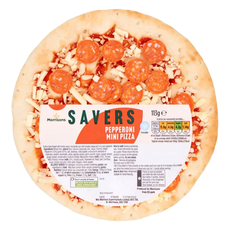 Savers Pepperoni Mini Pizza