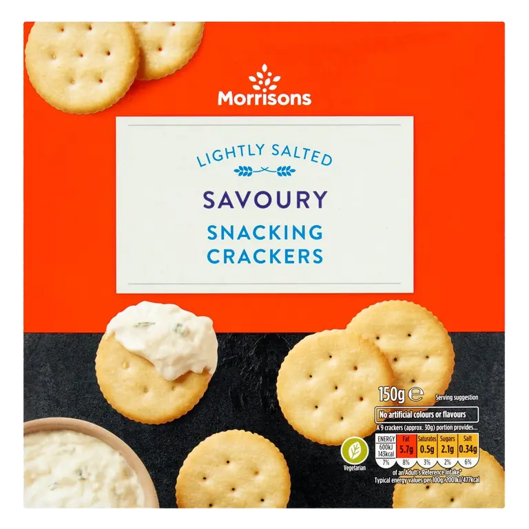 Savoury Snacking Crackers 150g