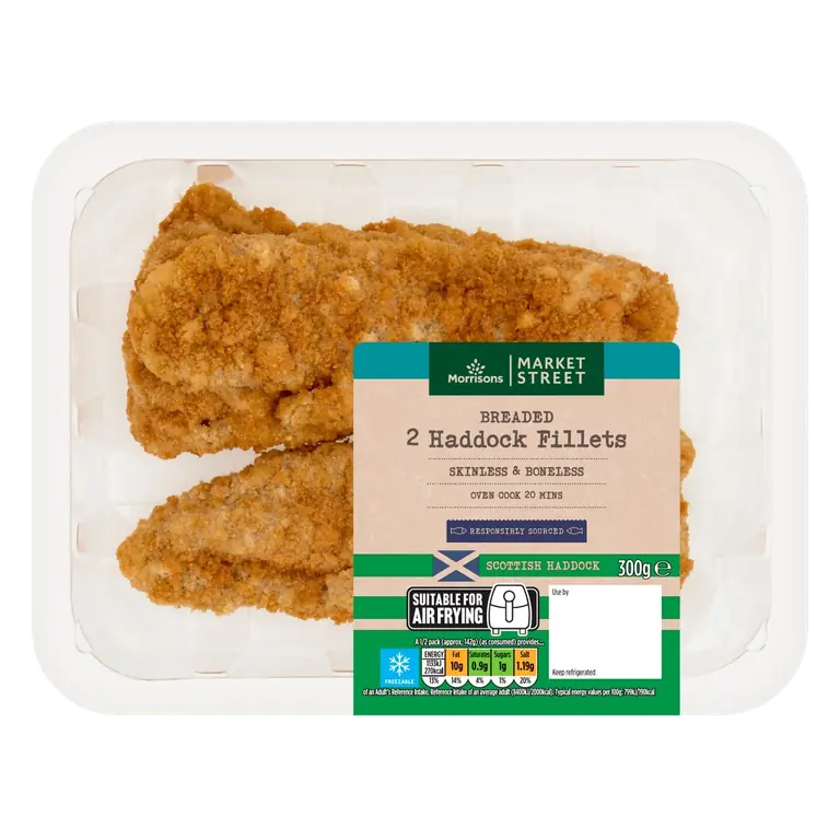 Scottish Market Street Breaded Haddock