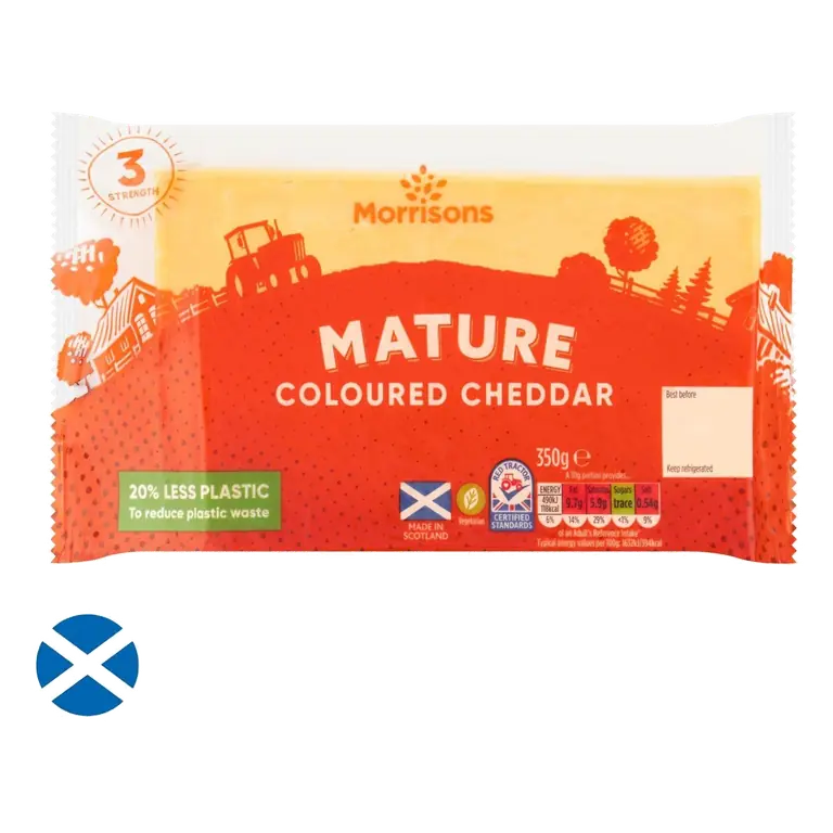 Scottish Mature Cheddar Cheese 350g