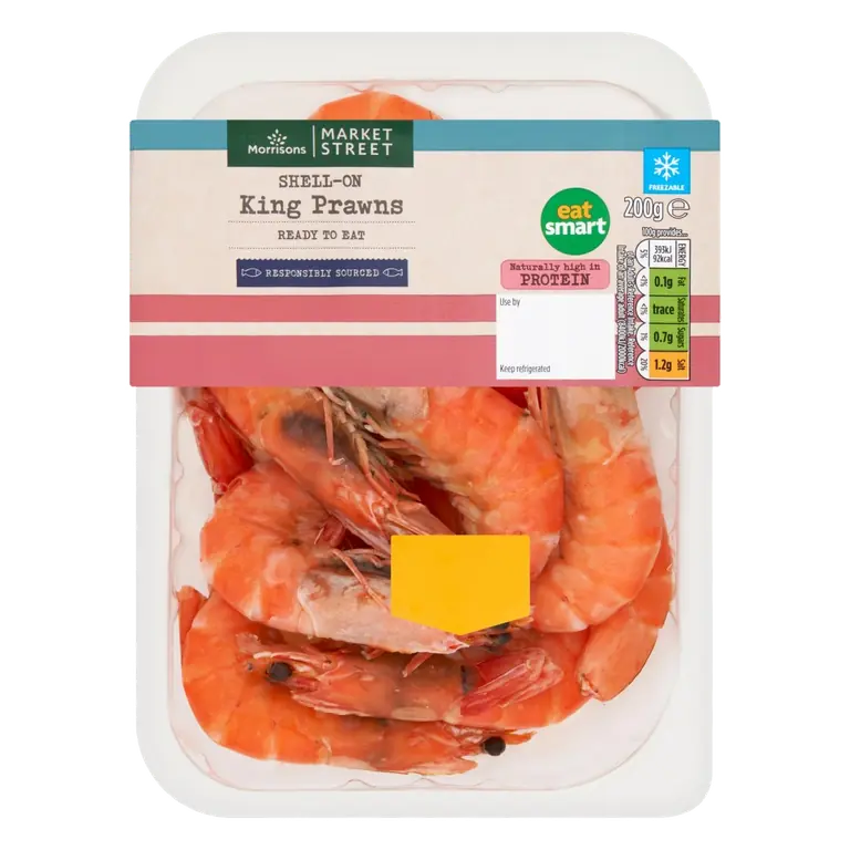 Shell On King Prawns