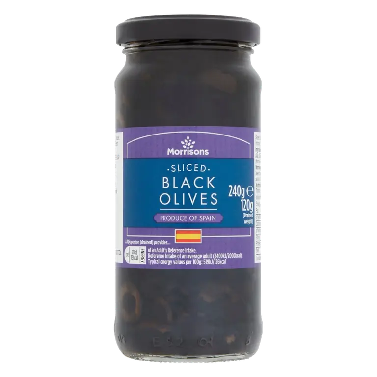 Sliced Black Olives (240g)