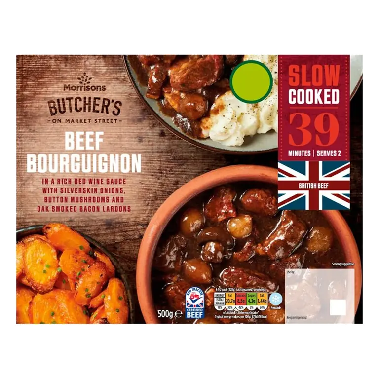Slow Cooked Beef Bourguignon