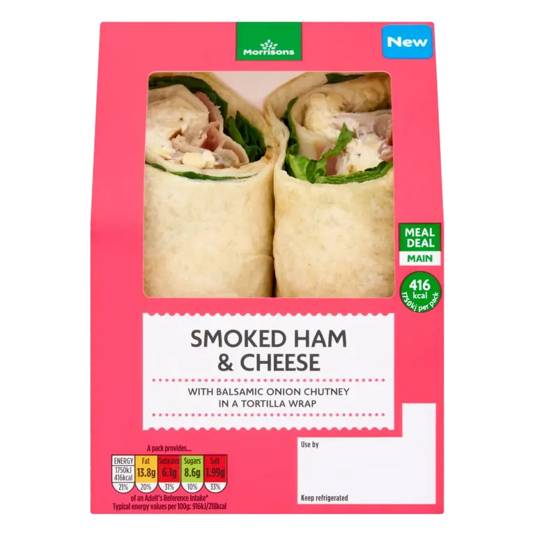Smoked Ham And Cheese Wrap