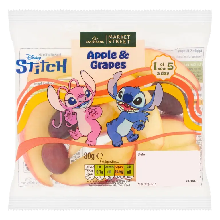 Snack Apple & Grape Bag