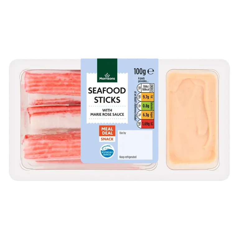 Snack Seafood Sticks With Marie Rose Sauce