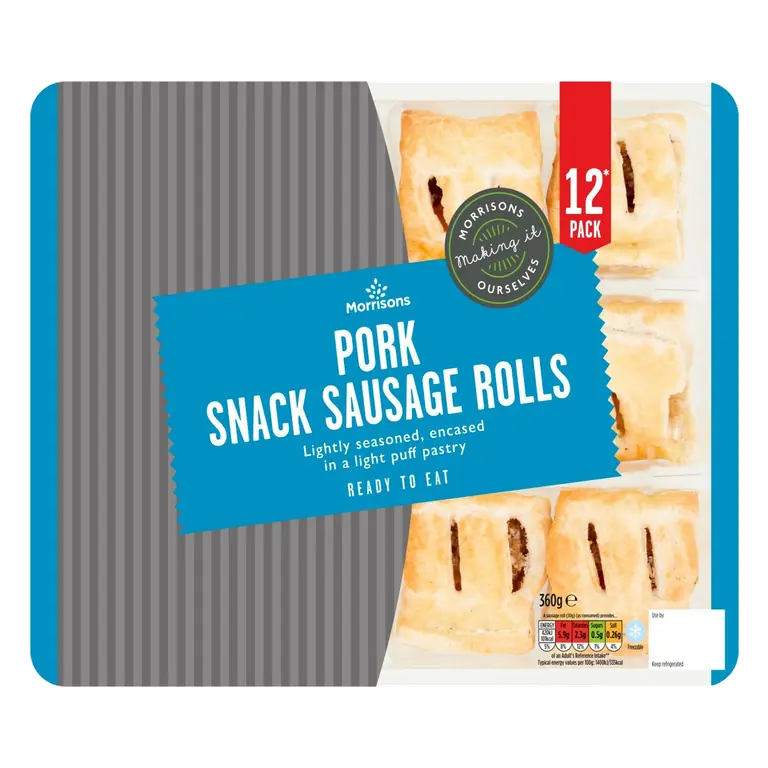 Snack Size Pork Sausage Rolls