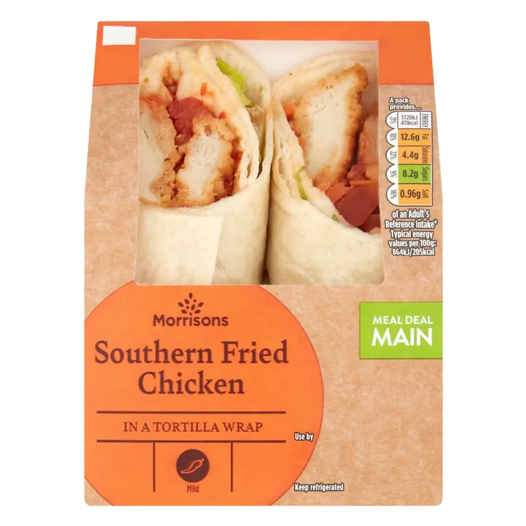 Southern Fried Chicken Wrap