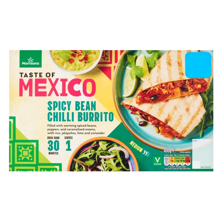 Spicy Bean Chilli Burrito 400g