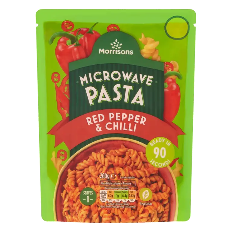 Spicy Tomato & Pepper Microwave Pasta