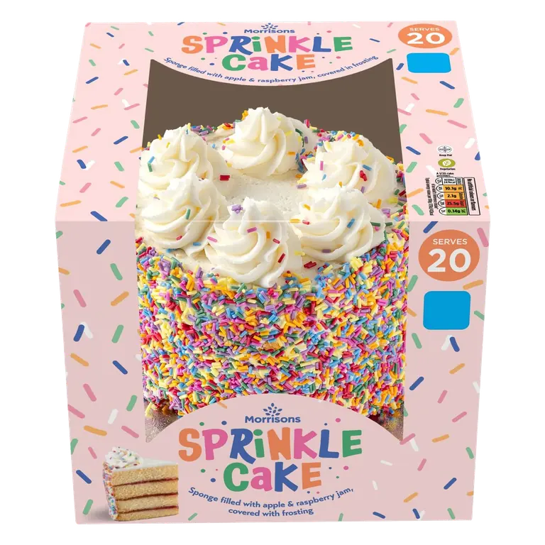 Sprinkle Celebration Cake - Serves 20