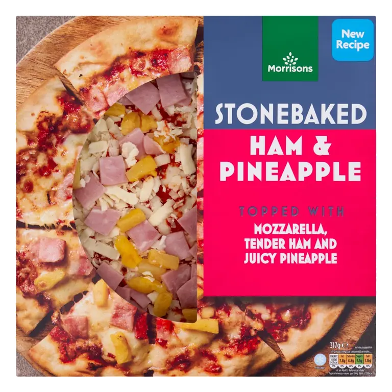 Stonebaked Ham & Pineapple Pizza 317g