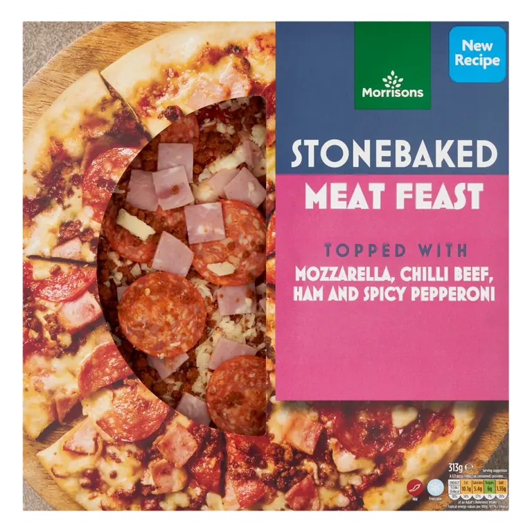 Stonebaked Meat Feast Pizza 313g