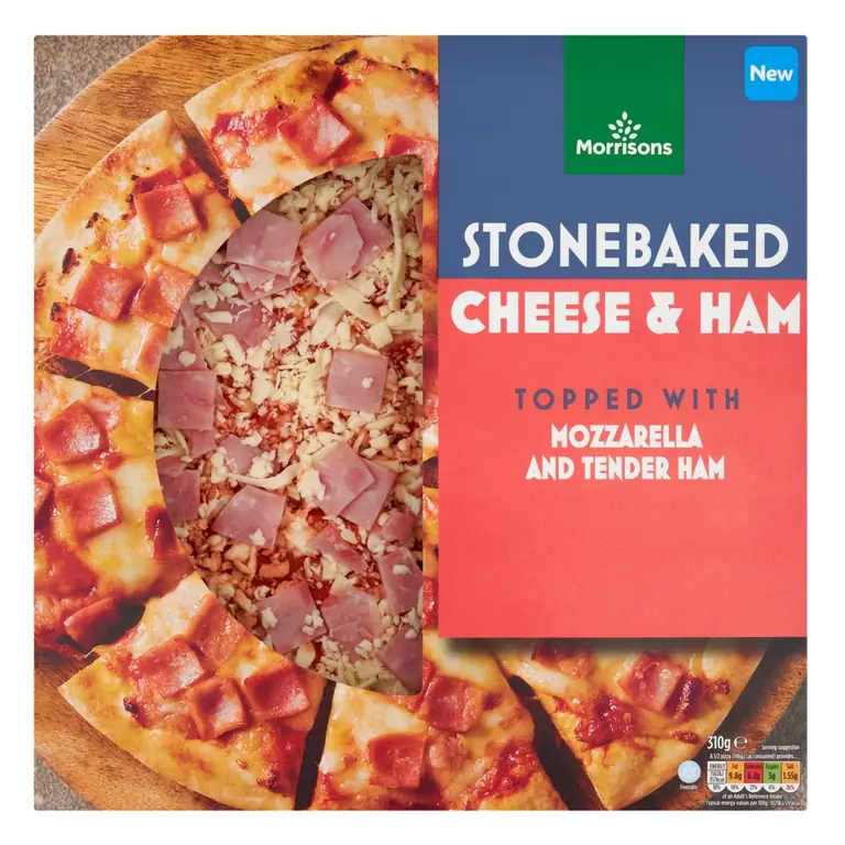 Stonebaked Pizza Cheese And Ham 310g