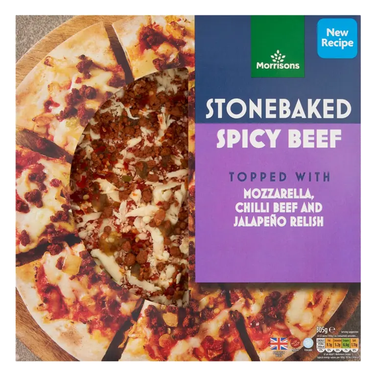 Stonebaked Spicy Beef Pizza 305g