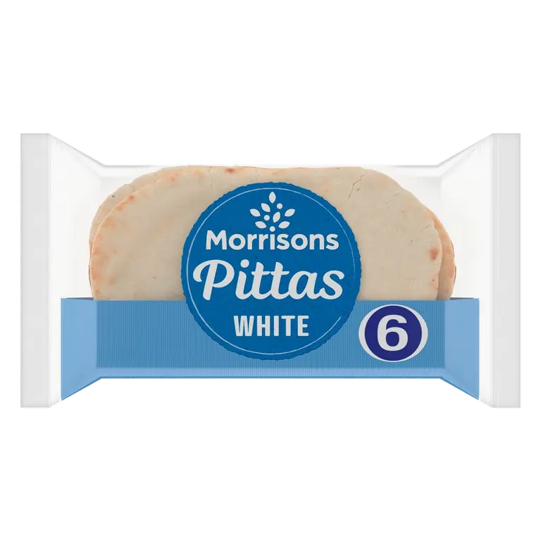 Stonebaked White Pittas 6 Pack