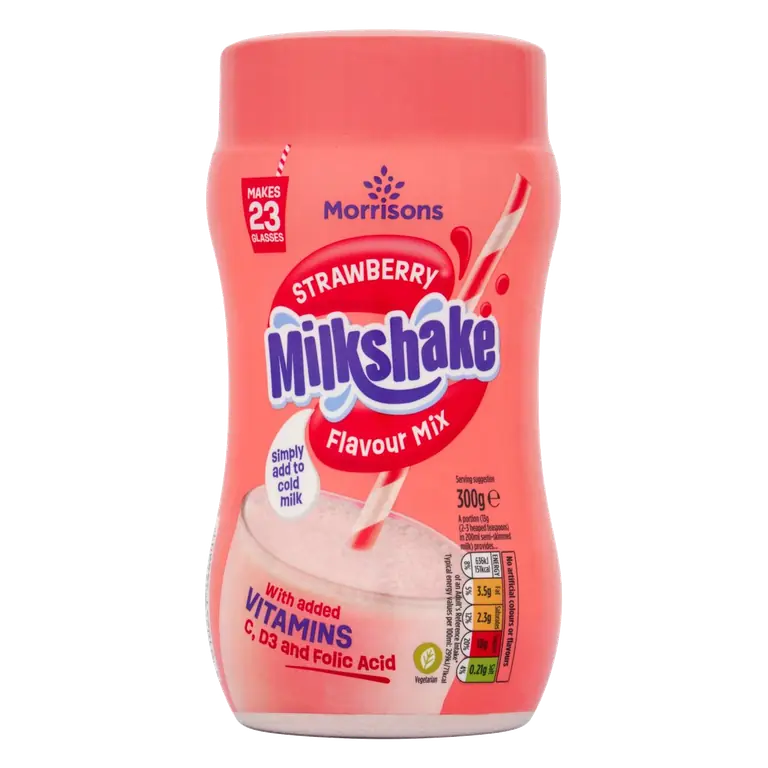 Strawberry Flavour Milkshake Mix