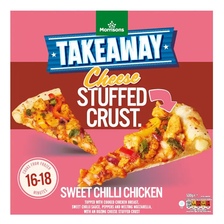 Stuffed Crust Sweet Chilli Chicken Pizza 500g