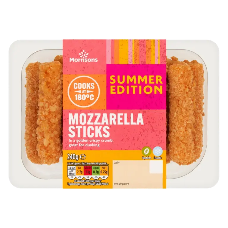 Summer Eating Mozzarella Sticks 240g