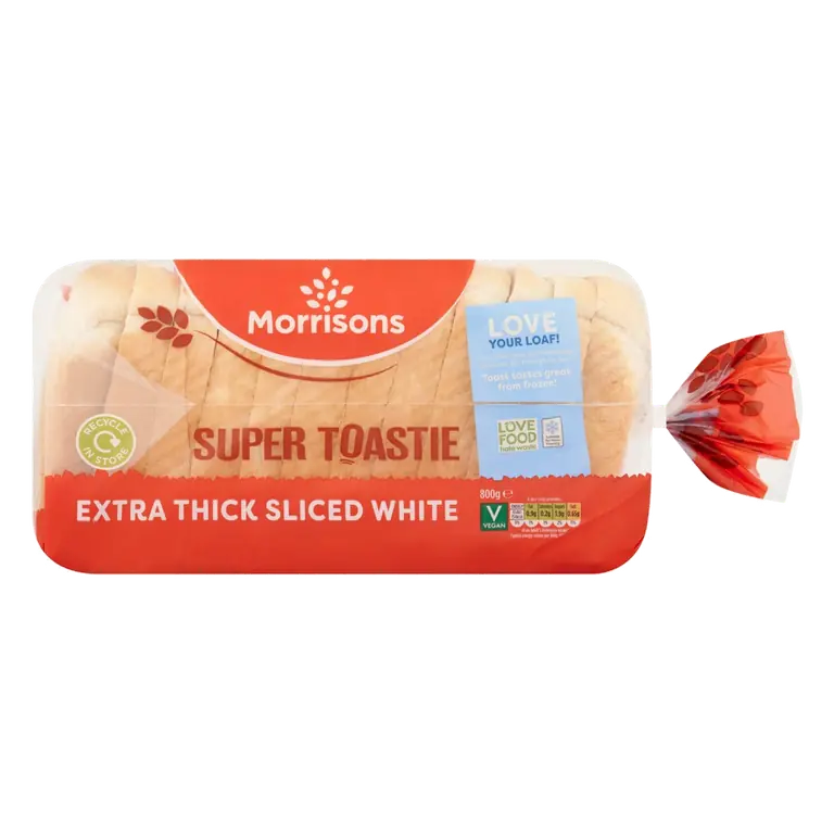 Super Toastie White Bread 800g