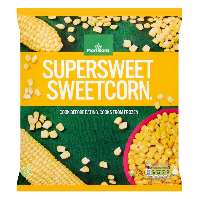 Supersweet Sweetcorn 800g