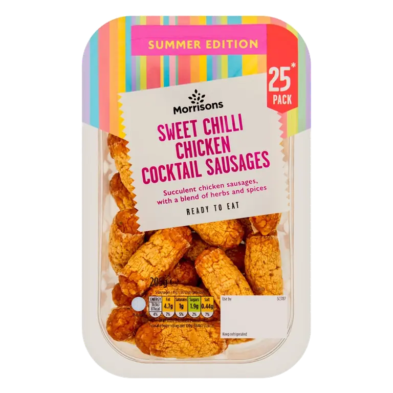 Sweet Chilli Chicken Cocktail Sausages 205g