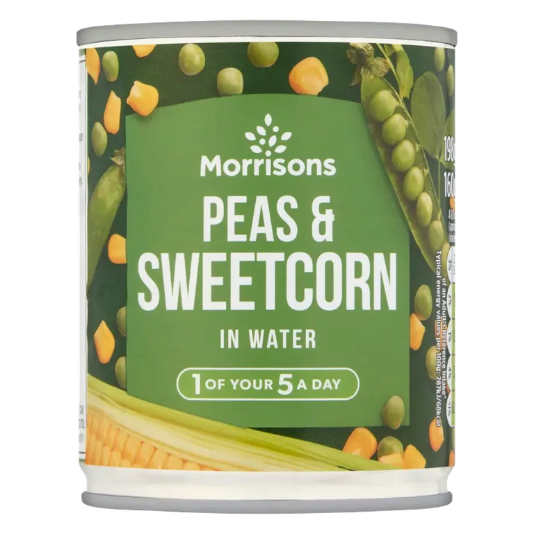 Sweet Corn & Peas In Water