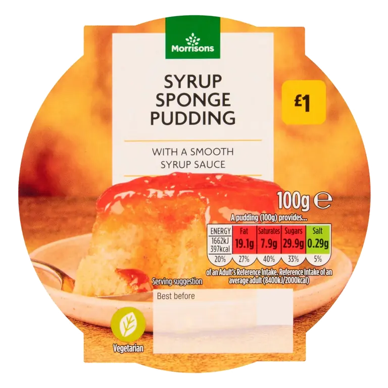 Syrup Sponge 100G
