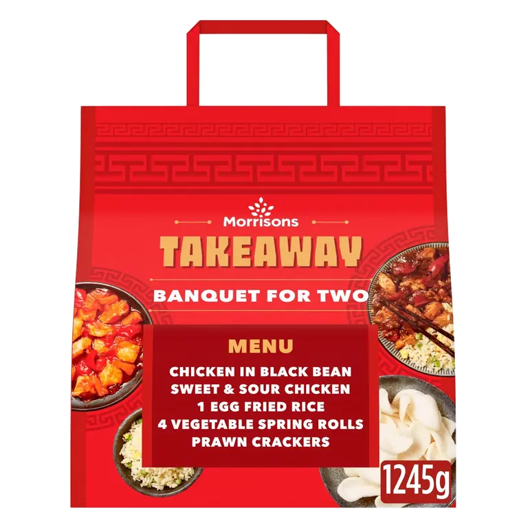 Takeaway Banquet For Two- Black Bean & Sweet & Sour Chicken