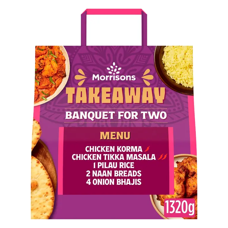 Takeaway Banquet For Two- Chicken Korma & Chicken Tikka Masala