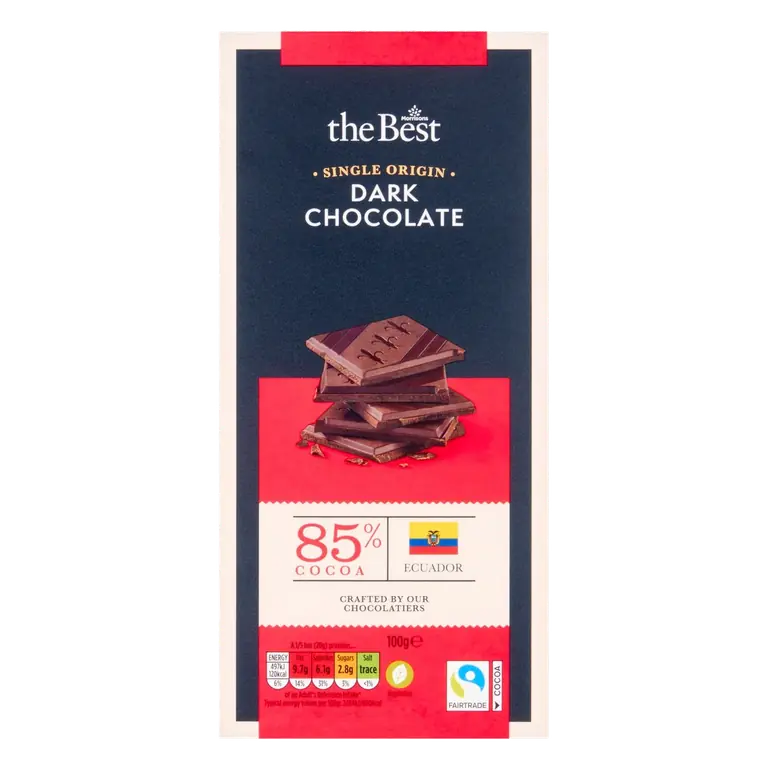 85% Cocoa Ecuador Dark Chocolate