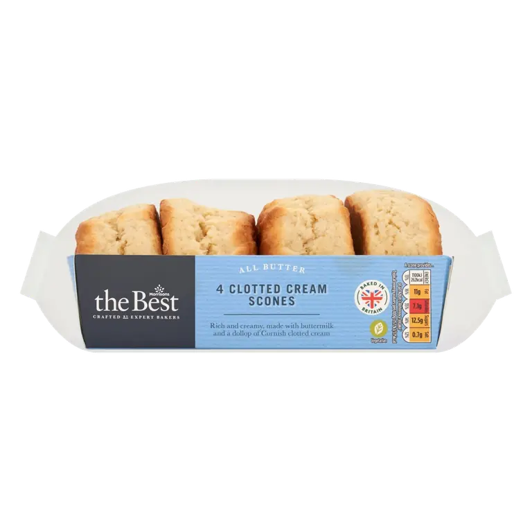 All Butter Clotted Cream Scones 4 Pack